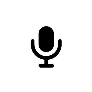 Microphone icon, fontawesome.com